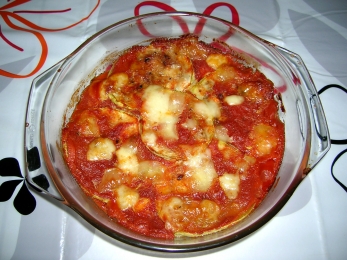 Zucchine con pomodoro e formaggio - Toscana in Cucina